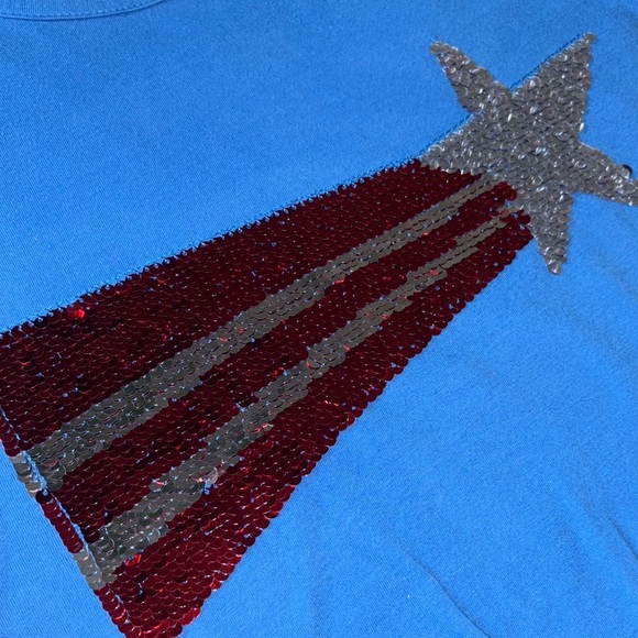 Cat & Jack Blue Patriotic Tank Top with Star Design - Picture 6 of 6